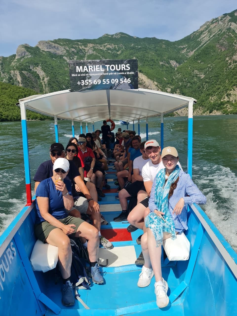 Guests enjoying the boat tour
